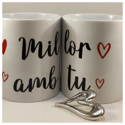 Tasses "millor amb tu"